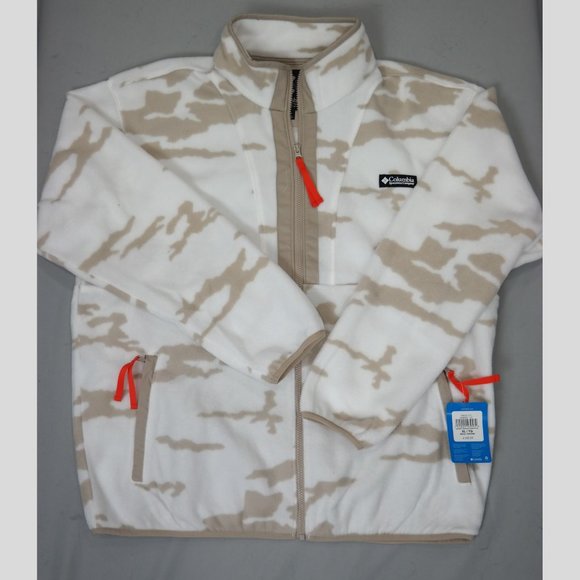 Columbia Other - Columbia Men's XL Field ROC Back Bowl Fleece Full Zip, Sea Salt Roc Fields Camo